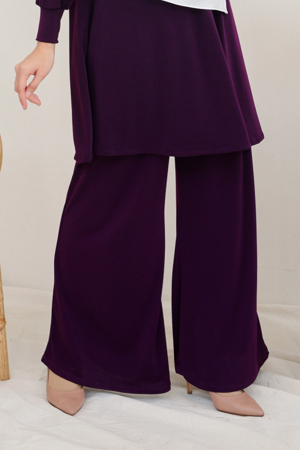 Palazo Longgar - Eggplant